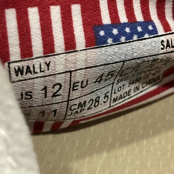Mens Hey Dude Wally Stretch Salute Shoes 12 EXCLUSIVE LIMITED NEW! Patriotic main image 5